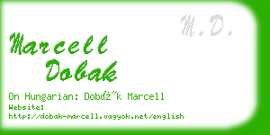 marcell dobak business card